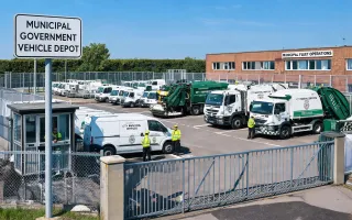 Municipal and government vehicle depots